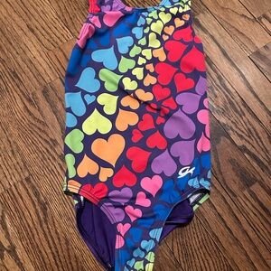 Colorful Heart GK Leotard Child Medium